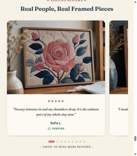 Pink rose fabric artwork